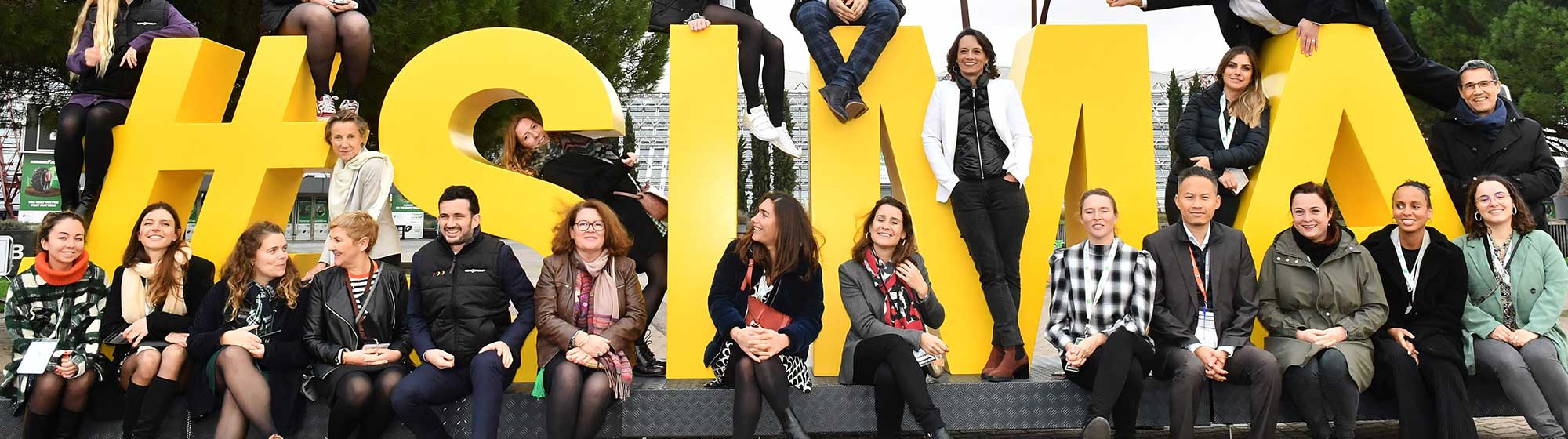 Photo de l'équipe avec le #SIMA